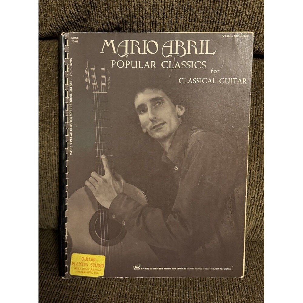 Mario Abril Popular Classics For Classical Guitar M456 Volume One Songs Book